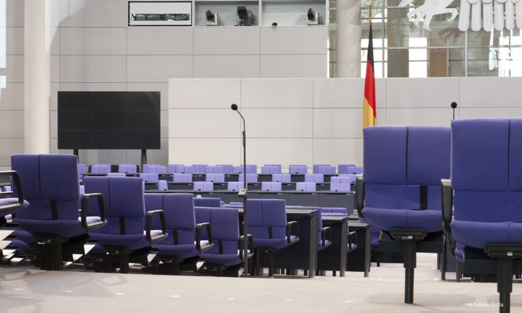 Bundestag Sitze Regierungsbank